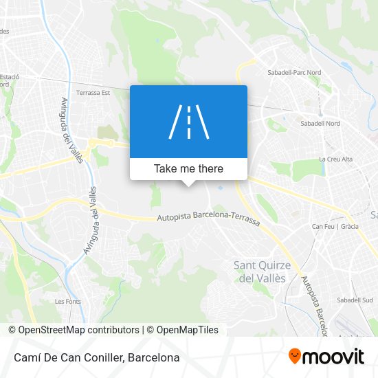 Camí De Can Coniller map