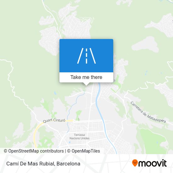Camí De Mas Rubial map