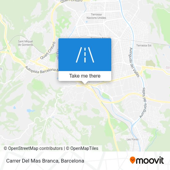Carrer Del Mas Branca map