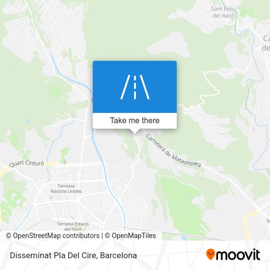 Disseminat Pla Del Cire map