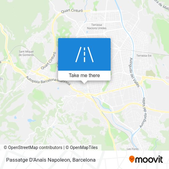 Passatge D'Anaïs Napoleon map