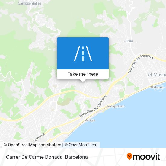 Carrer De Carme Donada map