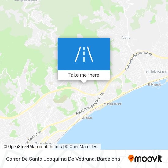 Carrer De Santa Joaquima De Vedruna map