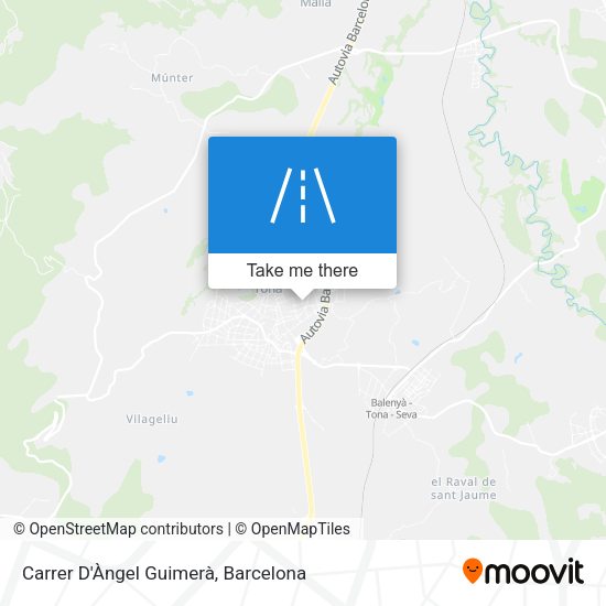 Carrer D'Àngel Guimerà map
