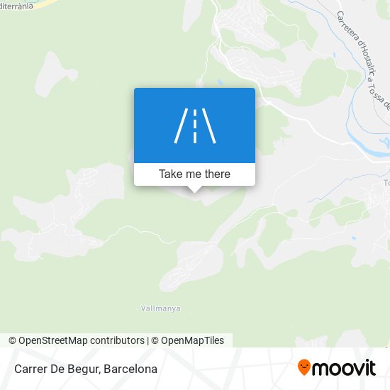 Carrer De Begur map