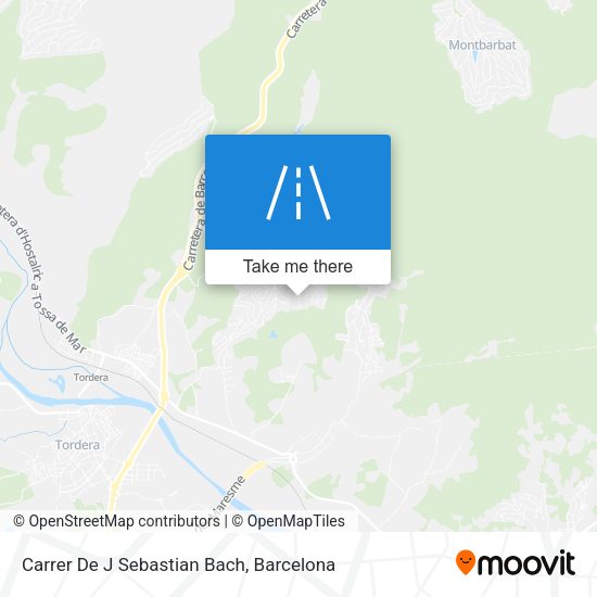 Carrer De J Sebastian Bach map
