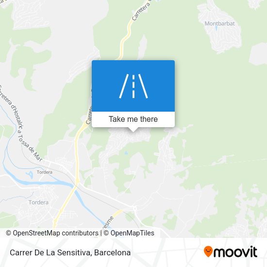Carrer De La Sensitiva map