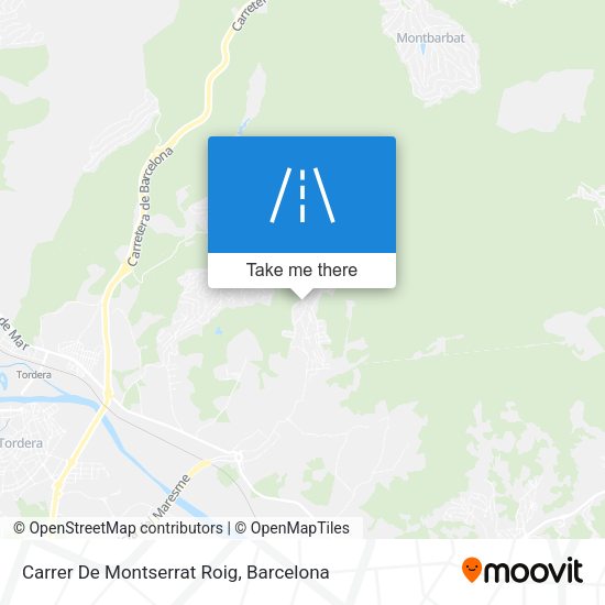 Carrer De Montserrat Roig map