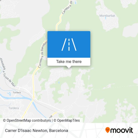 Carrer D'Isaac Newton map
