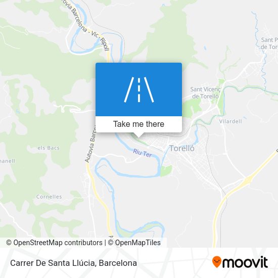 Carrer De Santa Llúcia map