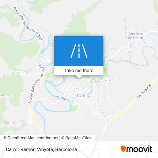 Carrer Ramon Vinyeta map