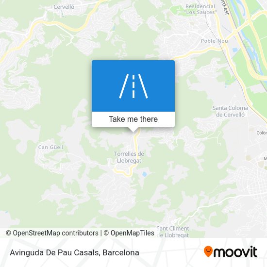 Avinguda De Pau Casals map