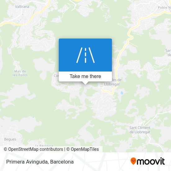 Primera Avinguda map