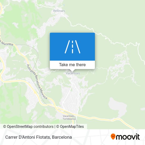 Carrer D'Antoni Flotats map