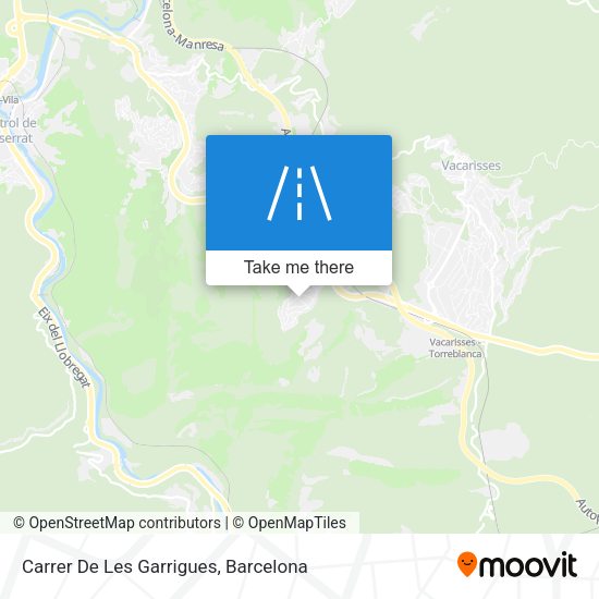 Carrer De Les Garrigues map