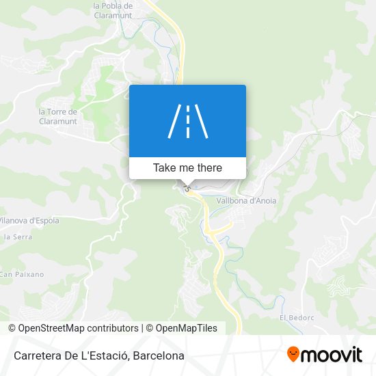 Carretera De L'Estació map