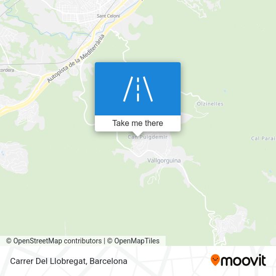 Carrer Del Llobregat map