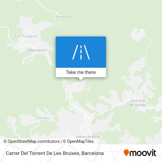 Carrer Del Torrent De Les Bruixes map