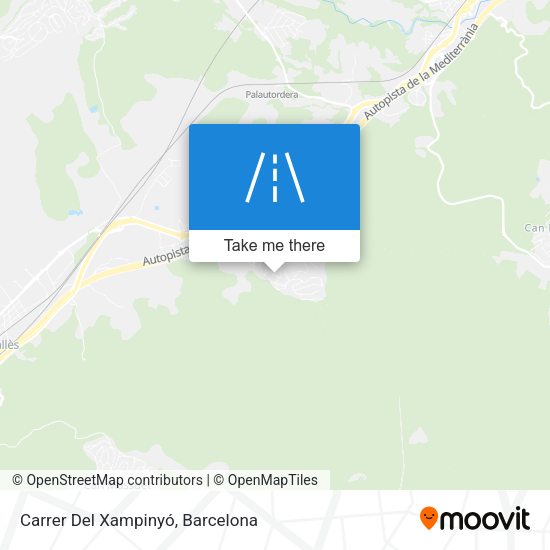 Carrer Del Xampinyó map