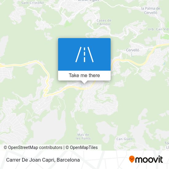 Carrer De Joan Capri map