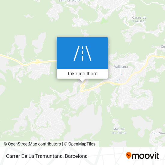 Carrer De La Tramuntana map