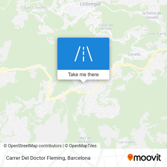 Carrer Del Doctor Fleming map