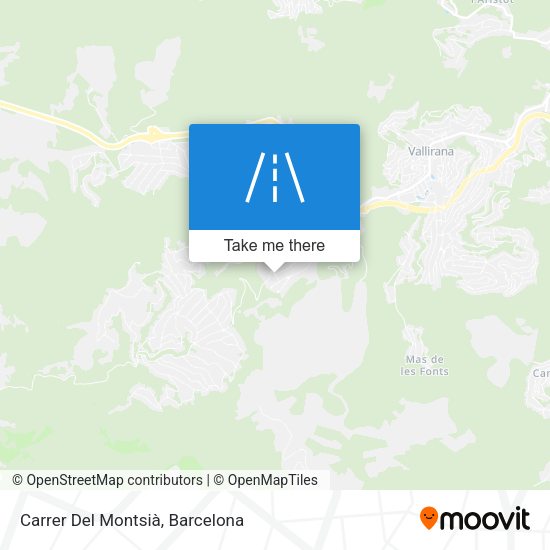 Carrer Del Montsià map