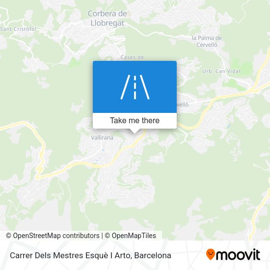 Carrer Dels Mestres Esquè I Arto map
