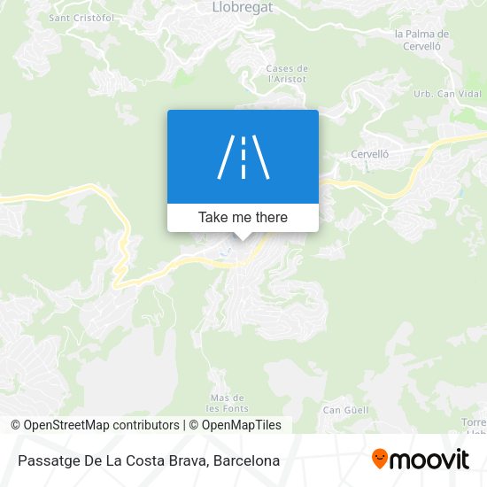 Passatge De La Costa Brava map