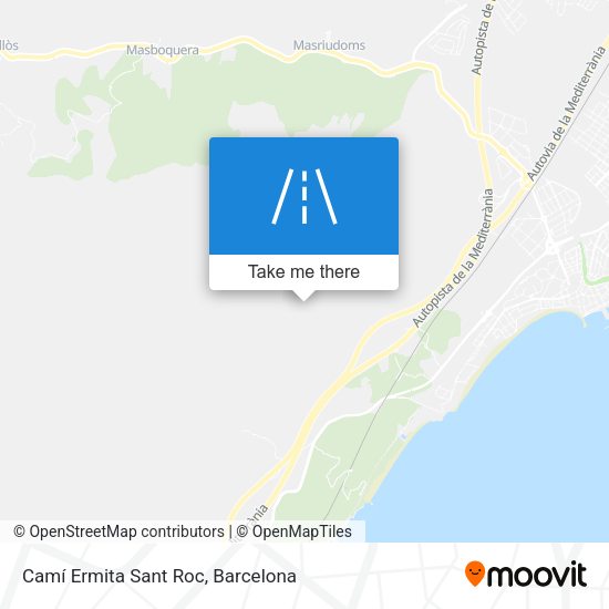 Camí Ermita Sant Roc map