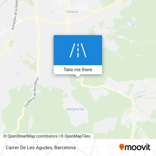 Carrer De Les Agudes map