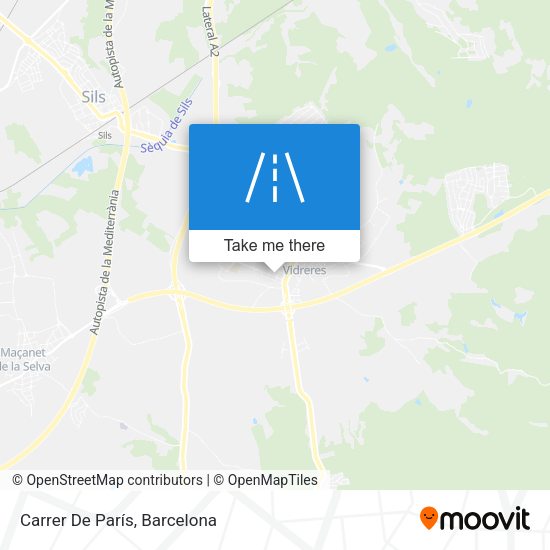 Carrer De París map