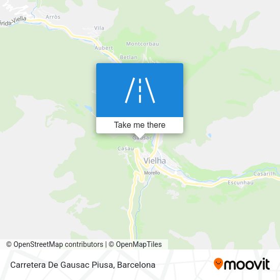 Carretera De Gausac Piusa map