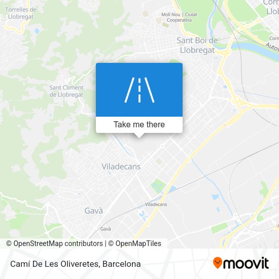 Camí De Les Oliveretes map