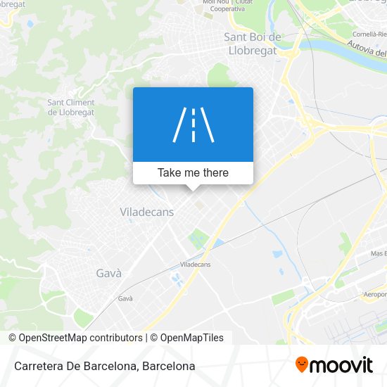 Carretera De Barcelona map