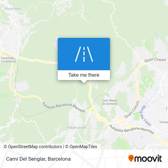Camí Del Senglar map
