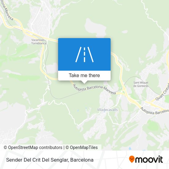 Sender Del Crit Del Senglar map