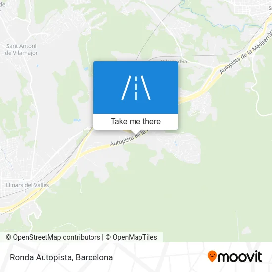 Ronda Autopista map