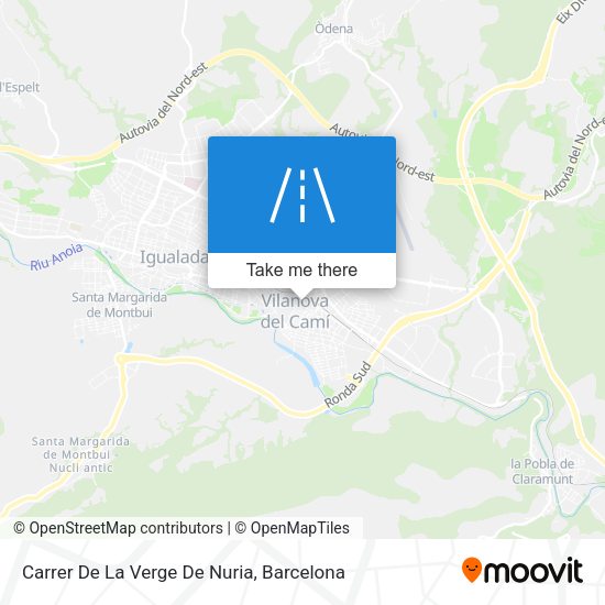 Carrer De La Verge De Nuria map