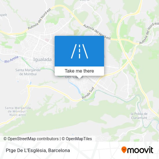 Ptge De L'Esglèsia map