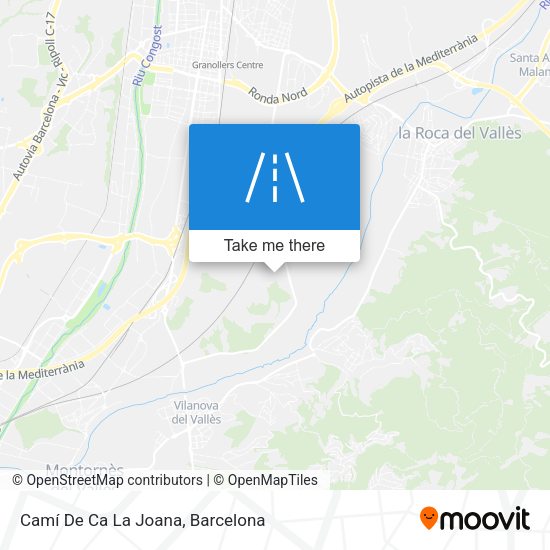 Camí De Ca La Joana map