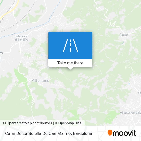 Camí De La Solella De Can Maimó map