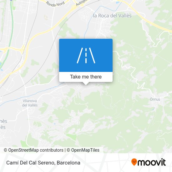Camí Del Cal Sereno map