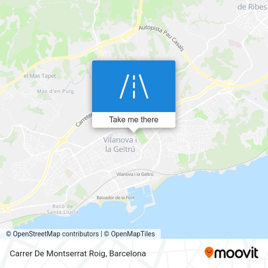 Carrer De Montserrat Roig map