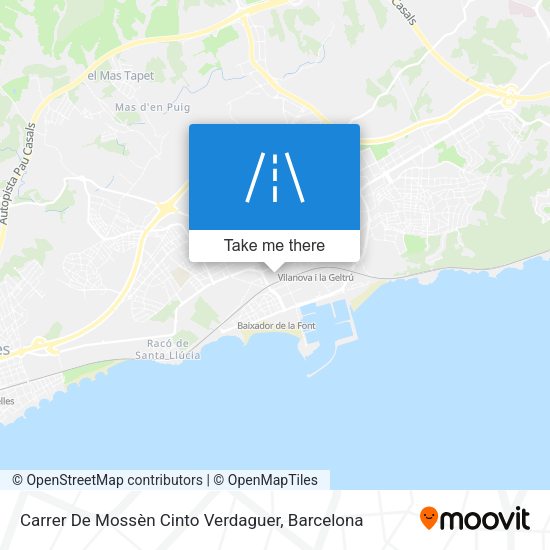 Carrer De Mossèn Cinto Verdaguer map