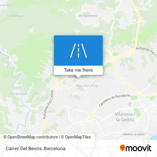 Carrer Del Besòs map