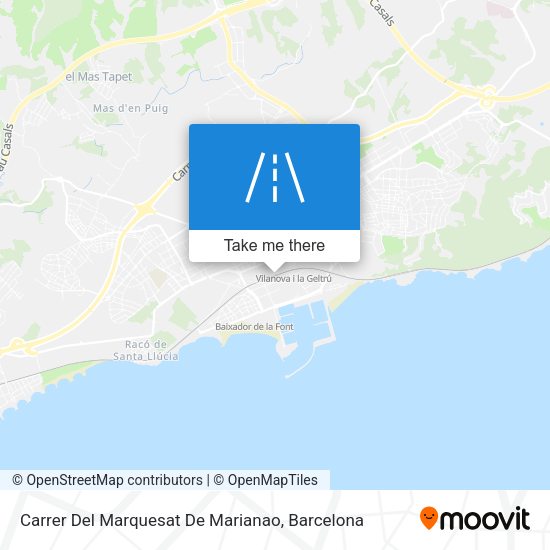 Carrer Del Marquesat De Marianao map