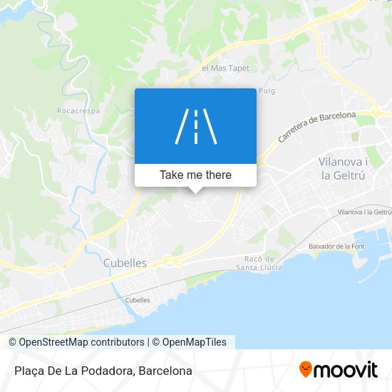 Plaça De La Podadora map