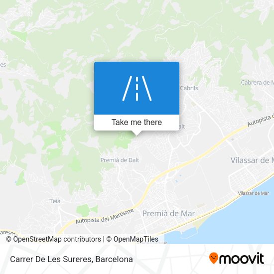 Carrer De Les Sureres map