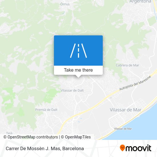 Carrer De Mossèn J. Mas map